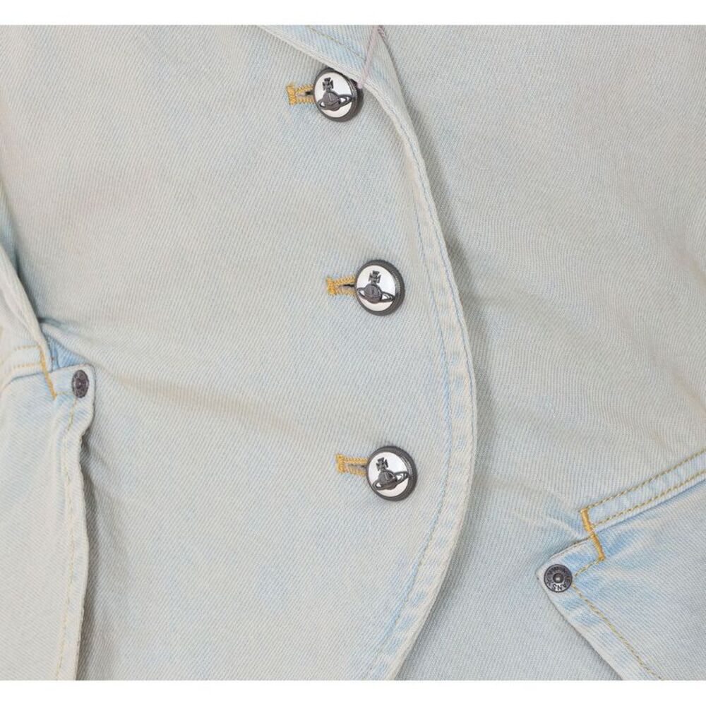Vivienne Westwood Women Stormy Denim Jacket - Picture 3 of 4